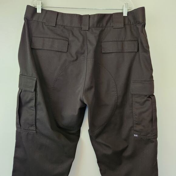 5.11 Tactical Pants Mens 2X Large Waist 43.5-47 Black Cargo Combat Utility Work - Picture 7 of 16